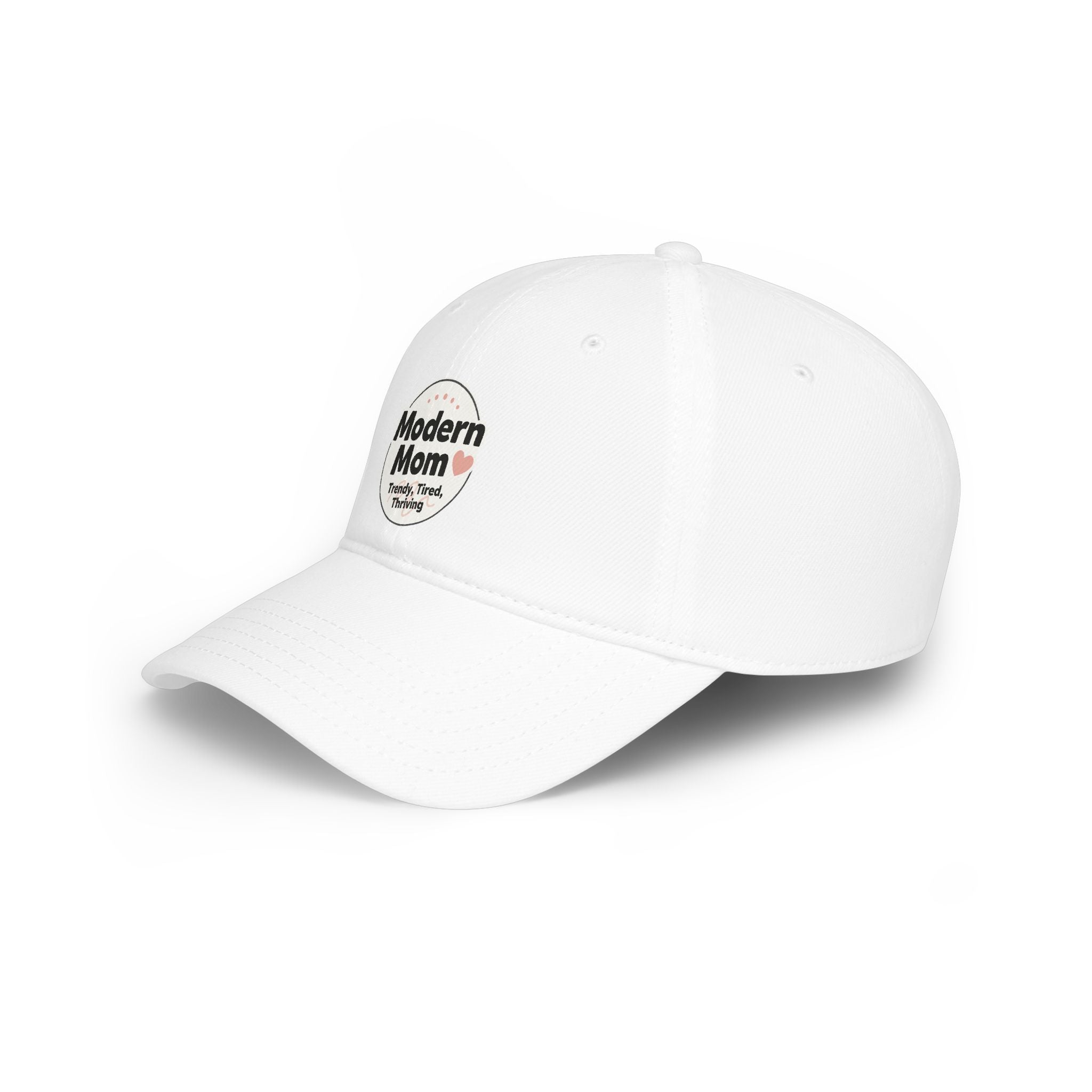 Modern Mom badge logo Cap | "Modern Mom" embroidered baseball cap