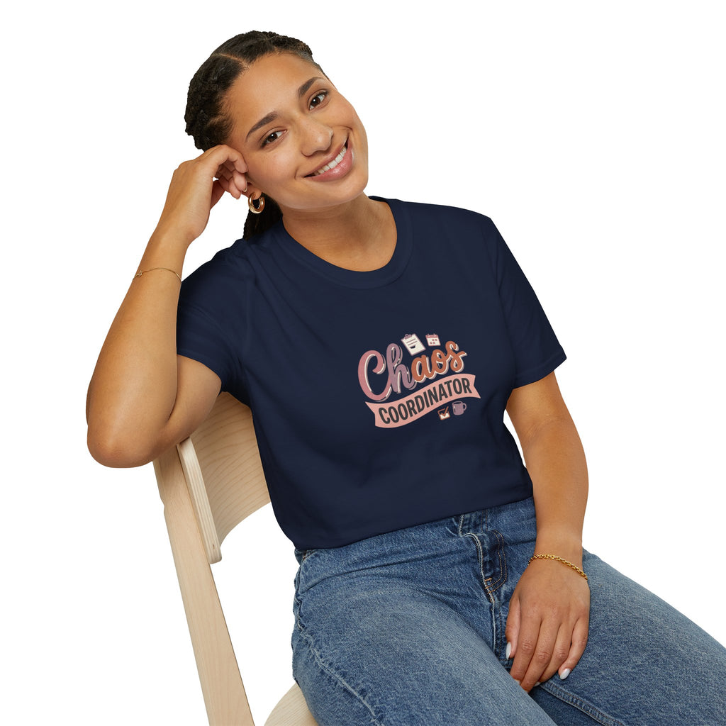 Chaos Coordinator T-Shirt | Funny Organizer Office Mom Design