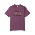 Running on Coffee and Dry Shampoo T-Shirt | Coffee Cup Graphic