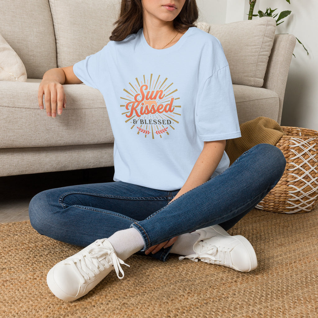 Sun-Kissed & Blessed T-Shirt — Beachy Summer Graphic Tee
