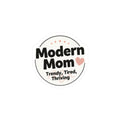 Modern Mom Trendy Tired Thriving Sticker | Kiss-Cut Sticker