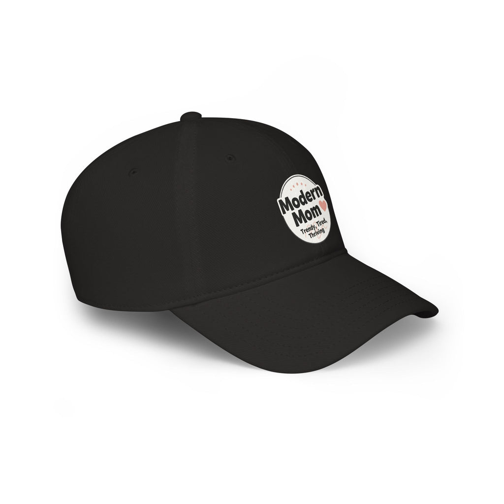 Modern Mom badge logo Cap | "Modern Mom" embroidered baseball cap