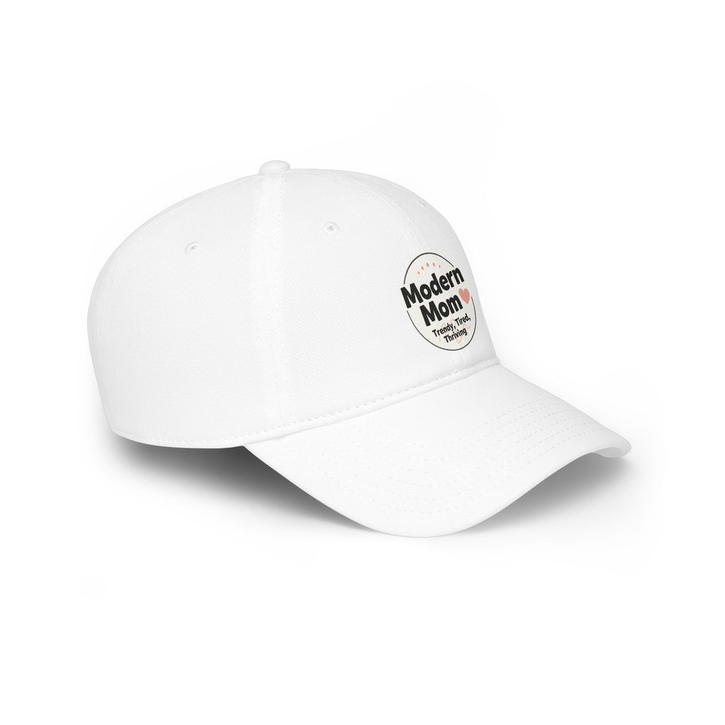 Modern Mom badge logo Cap | "Modern Mom" embroidered baseball cap