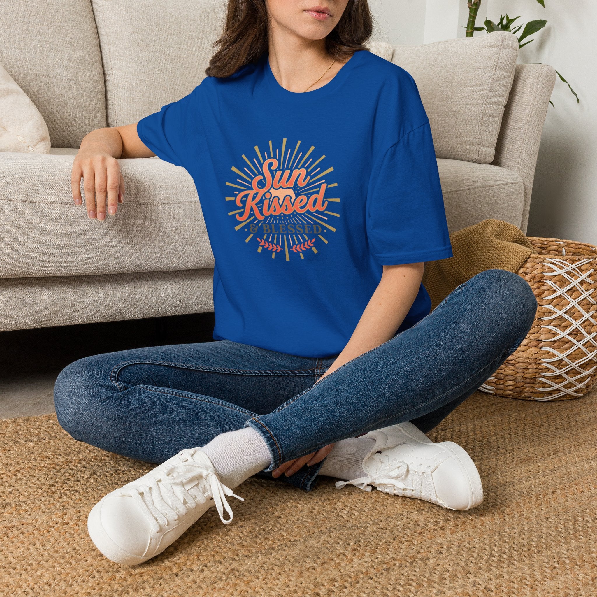 Sun-Kissed & Blessed T-Shirt — Beachy Summer Graphic Tee