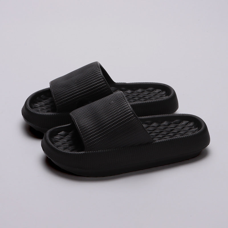 Women's EVA Slippers - Rhombus Stripe Anti-Slip Summer Slides