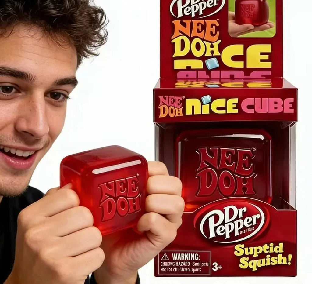 2026 Nee-doh Nice Cube Sensory Nice-Sicle Stress Relief Squishy Cube Anti-Anxiety Squeeze Object for Focus ADHD Population