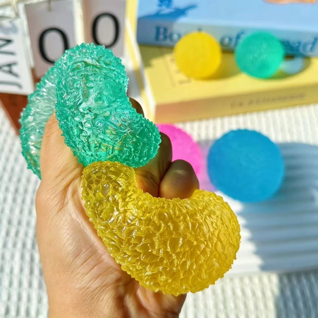 6CM Ball Maltose Squishy Toys Blue Mochi Sensory Fidgets Toy Simulated Adult Anti Stress Slow-rebound Decompression Toy