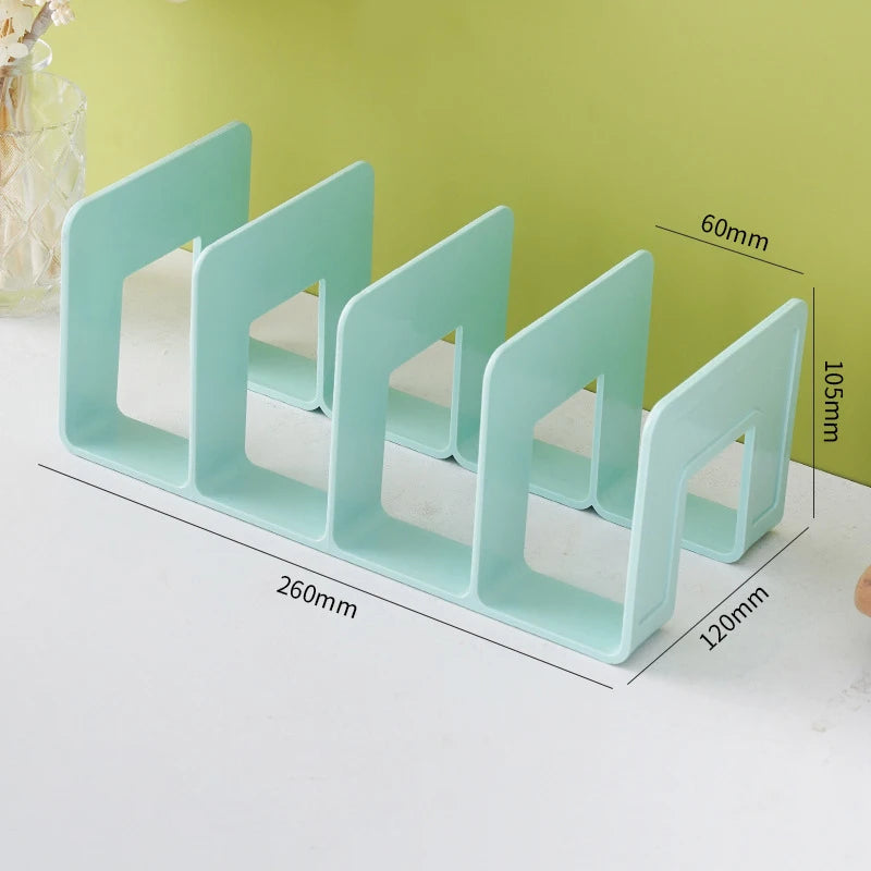 Ins Minimalist Iron Desktop Storage Rack Organizer Table Metal Organizing Rack Bookshelf Desk Multi-functional Storage Rack