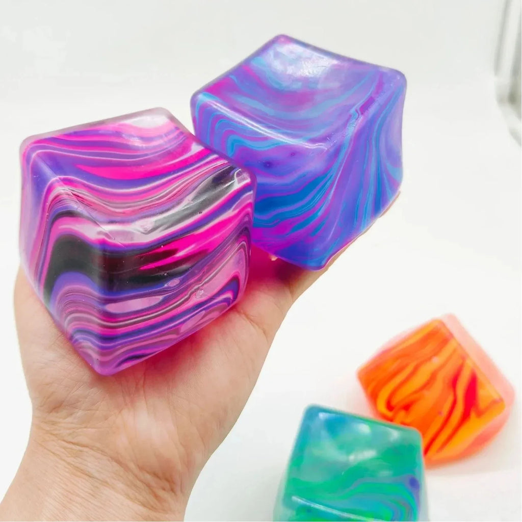 2026 Nee-doh Nice Cube Sensory Nice-Sicle Stress Relief Squishy Cube Anti-Anxiety Squeeze Object for Focus ADHD Population