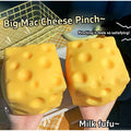Simulate Cheese Slow Rebound Toy Shapeable Office Decompression Slow Rebound Cheese Pinching Ornament Relax Decompress Knead