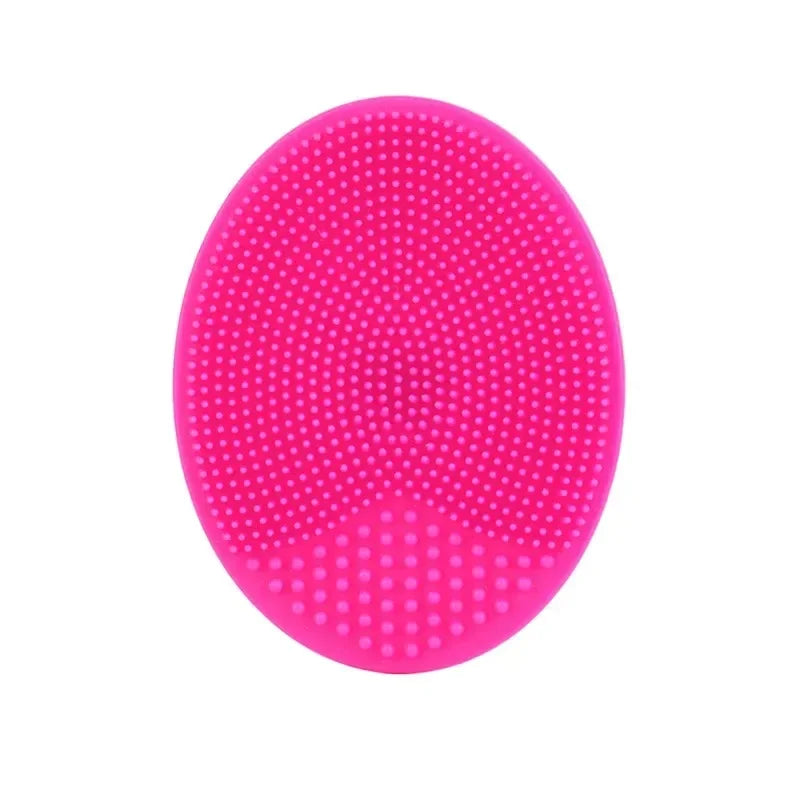 1/2/4pcs Soft Silicone Face Brush Cleanser and Massager Manual Facial Cleansing Brush Exfoliating Silicone Face Scrubber