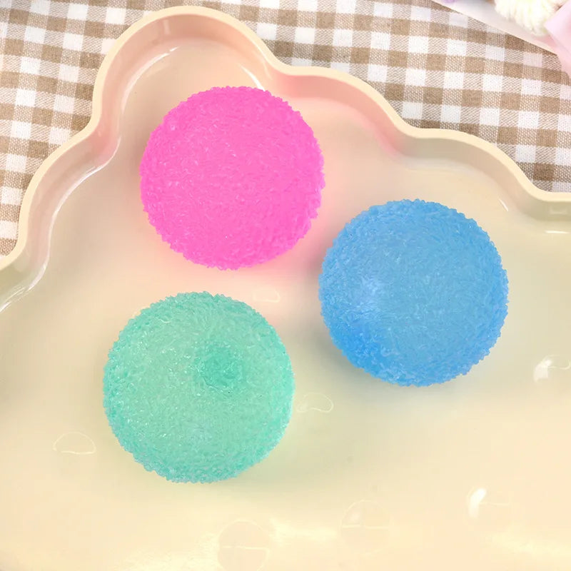 6CM Ball Maltose Squishy Toys Blue Mochi Sensory Fidgets Toy Simulated Adult Anti Stress Slow-rebound Decompression Toy