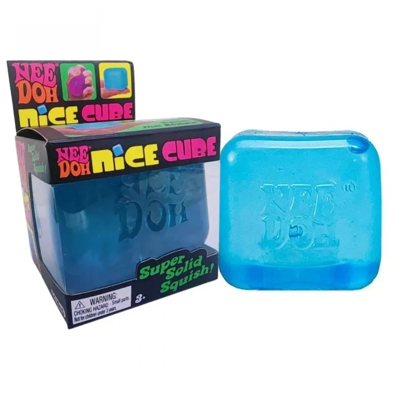 2026 Nee-doh Nice Cube Sensory Nice-Sicle Stress Relief Squishy Cube Anti-Anxiety Squeeze Object for Focus ADHD Population