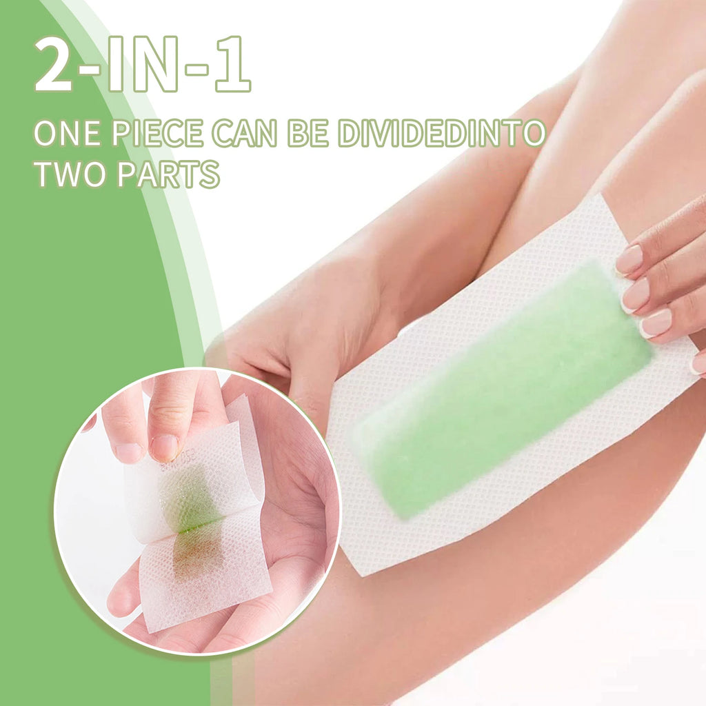 6/20PCS Hair Removal Wax Strips, Cold Wax Paper for Face, Arm, Leg & Body, Skin-Friendly, Long-Lasting, Unisex, Certified