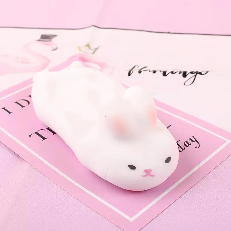 Squishy Bunny Stress Balls Autism Sensory Toys Stress & Anxiety Relief Fidget Toys Slow Rebound Squeeze Toy Gifts Bulk