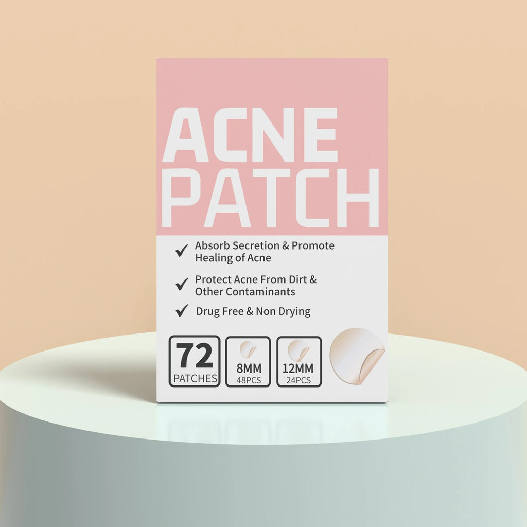 【Hot sales】72Pcs Invisible Removal Pimple Anti-Acne Hydrocolloid Patches Spots Marks Concealer Waterproof Repair Sticker