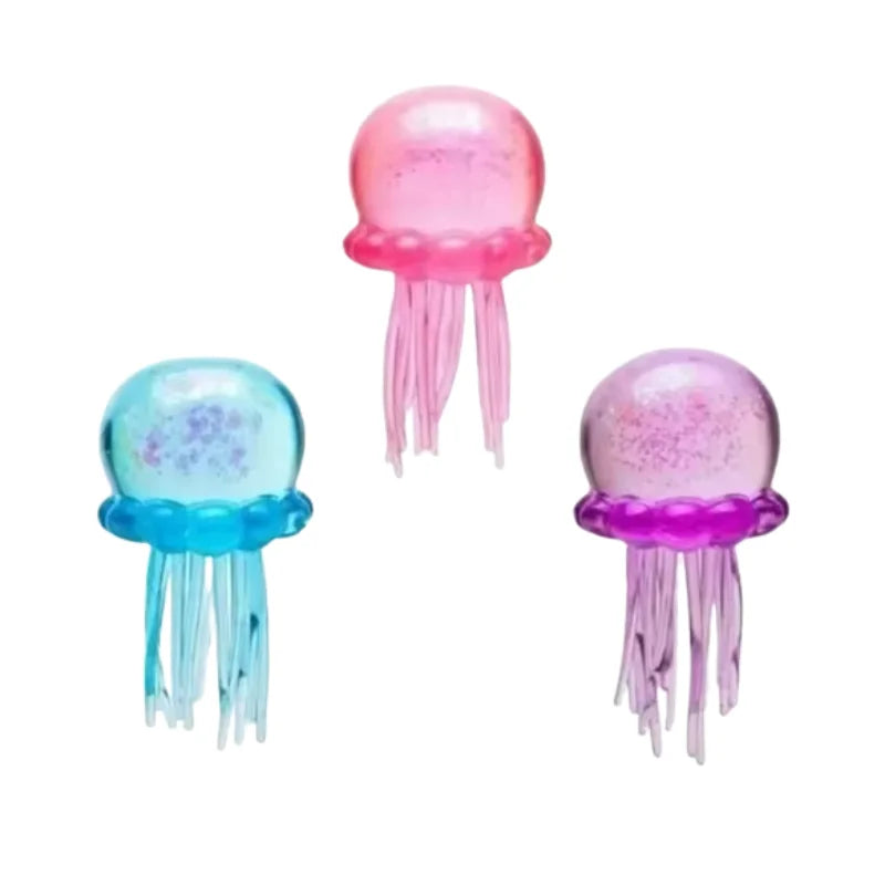 Cute Jellyfish Fuzz Ball Needoh Squishy Blind Box Random Color Soft Sensory Squeeze Stress Relief Relax Toy for Children