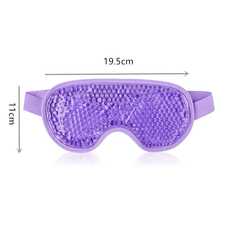 Cooling Eye Mask Gel Reuseable Cold Compress Face Mask Sleeping Mask Eye Cooling Puffy Dry Eyes Relieve Facial Edema Skin Care