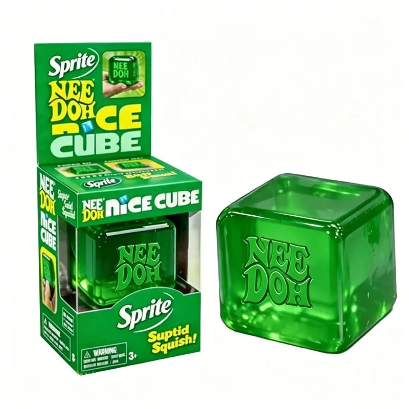 2026 Nee-doh Nice Cube Sensory Nice-Sicle Stress Relief Squishy Cube Anti-Anxiety Squeeze Object for Focus ADHD Population