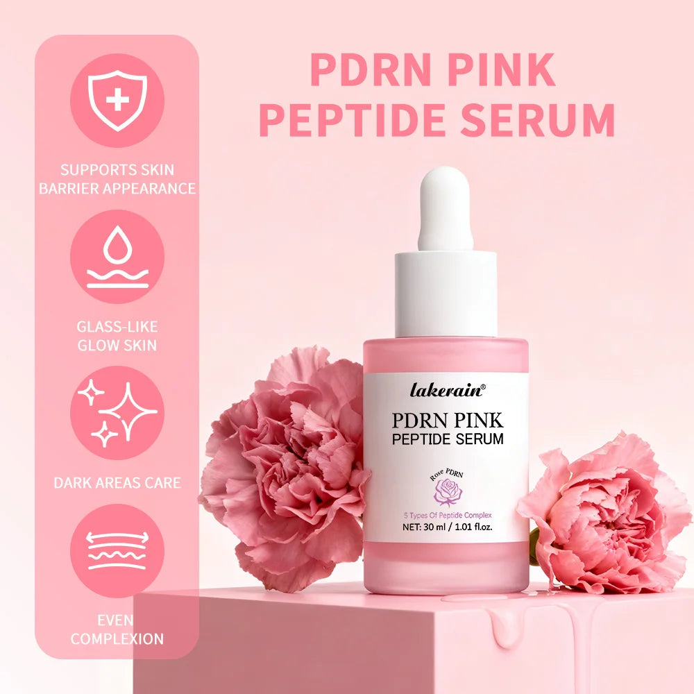 Collagen Wrapping Mask &Salmon DNA PDRN Pink Peptide Serum Pink Glow Serum Remove Skin Darkness Moisturizing Firming Korean Skin