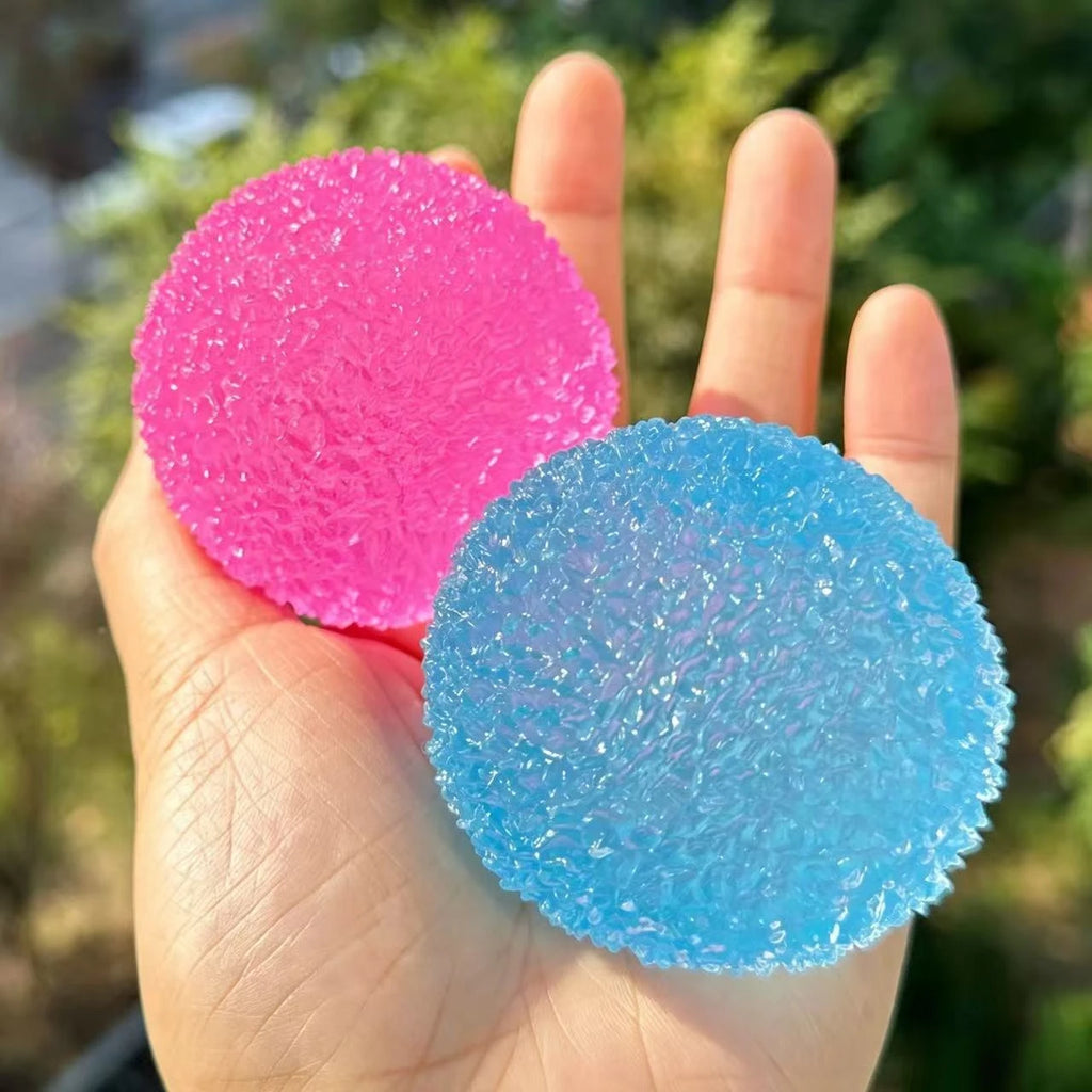 6CM Ball Maltose Squishy Toys Blue Mochi Sensory Fidgets Toy Simulated Adult Anti Stress Slow-rebound Decompression Toy