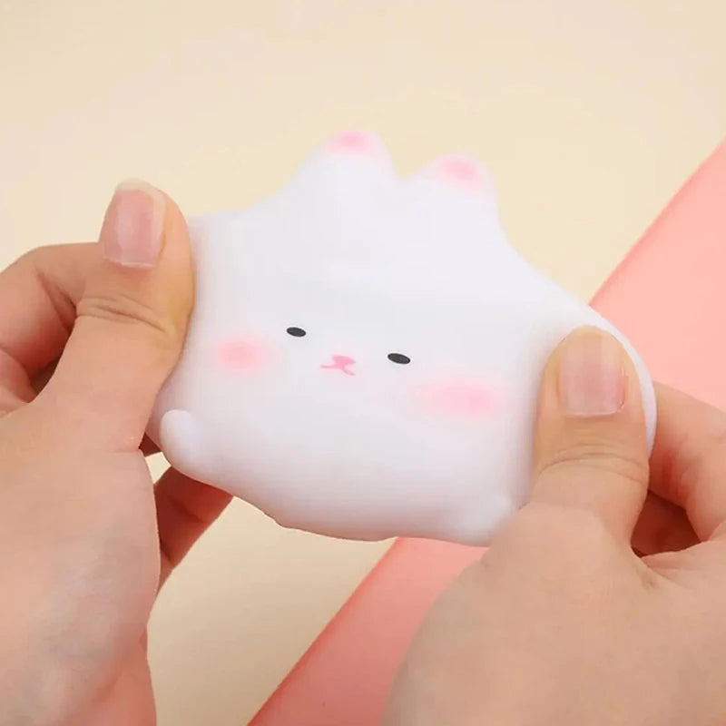 Squishy Bunny Stress Balls Autism Sensory Toys Stress & Anxiety Relief Fidget Toys Slow Rebound Squeeze Toy Gifts Bulk