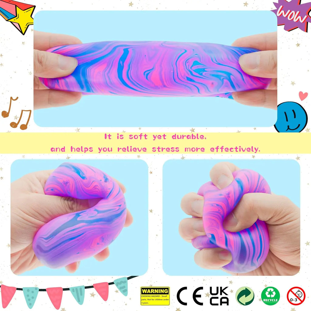 /5.5cm Soft and Glutinous Sensory Stress-relief Toy Needoh Cube Filled with Gel Stretchable Ball Soft Ice Cube Ball Slow Rebound