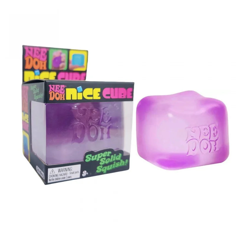 Needoh Nice Cube Sprite Sensory Stress Reliever Fidget Tool for Anxiety&Focus Desk Squishy Toys for Adults & Kids festival gifts