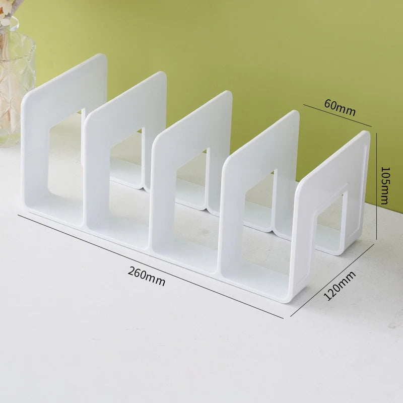 Ins Minimalist Iron Desktop Storage Rack Organizer Table Metal Organizing Rack Bookshelf Desk Multi-functional Storage Rack