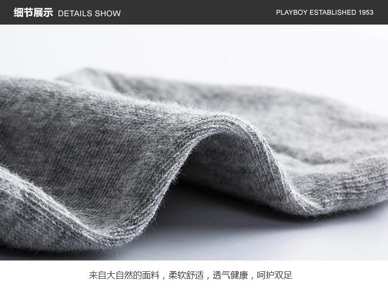 5Pair / Lot Fashion Happy Men Boat Socks Summer Autumn Non-slip Silicone Invisible Cotton Socks Male Ankle Sock Slippers Meia