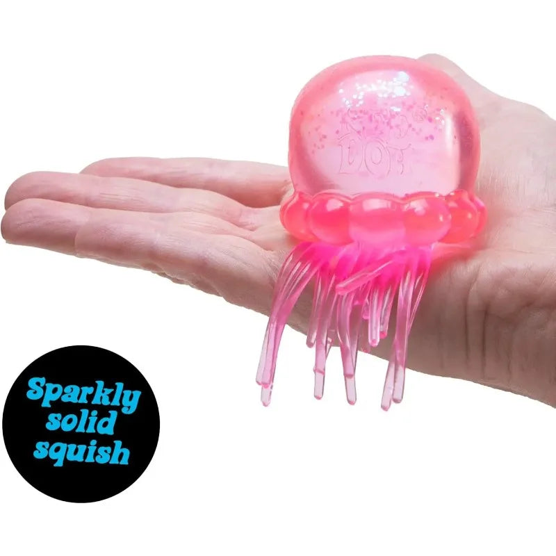 Cute Jellyfish Fuzz Ball Needoh Squishy Blind Box Random Color Soft Sensory Squeeze Stress Relief Relax Toy for Children