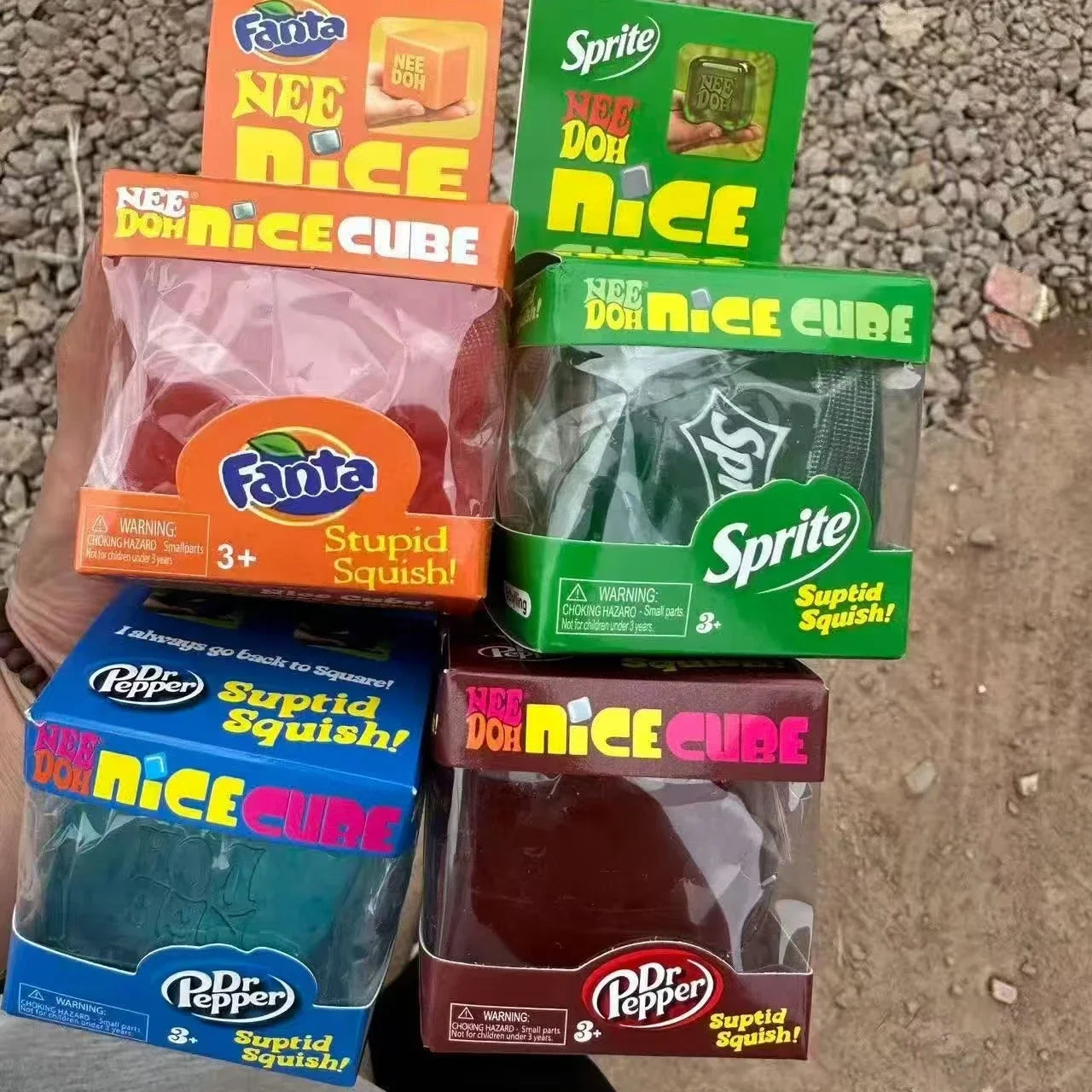 2026 Nee-doh Nice Cube Sensory Nice-Sicle Stress Relief Squishy Cube Anti-Anxiety Squeeze Object for Focus ADHD Population