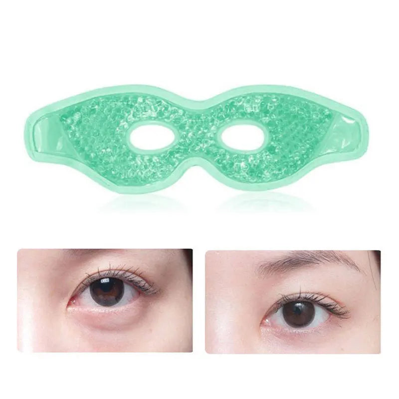 Cooling Eye Mask Gel Reuseable Cold Compress Face Mask Sleeping Mask Eye Cooling Puffy Dry Eyes Relieve Facial Edema Skin Care