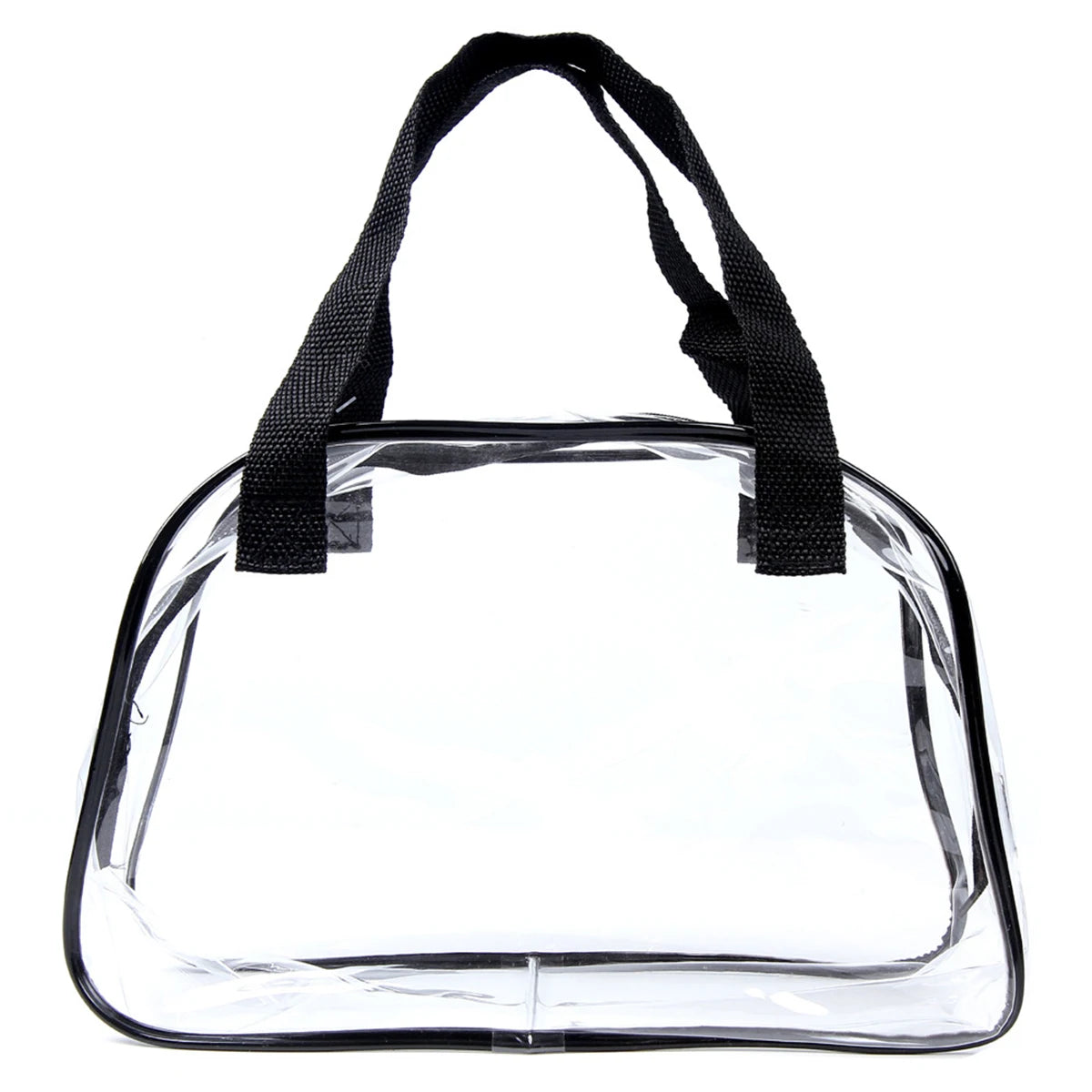 PVC for Travel & Concert Transparent Cosmetic Bag Clear Stadium Approved Tote Bag Travel Toiletries Bag Small Handbag