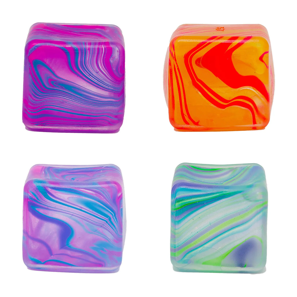 /5.5cm Soft and Glutinous Sensory Stress-relief Toy Needoh Cube Filled with Gel Stretchable Ball Soft Ice Cube Ball Slow Rebound