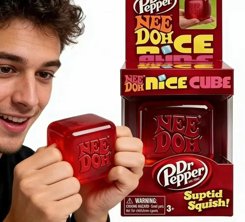 2026 Nee-doh Nice Cube Sensory Nice-Sicle Stress Relief Squishy Cube Anti-Anxiety Squeeze Object for Focus ADHD Population