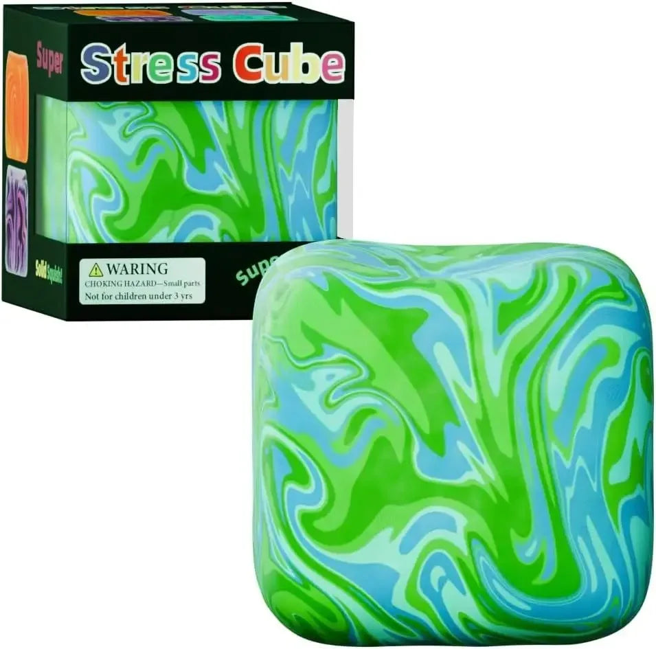 2026 Nee-doh Nice Cube Sensory Nice-Sicle Stress Relief Squishy Cube Anti-Anxiety Squeeze Object for Focus ADHD Population
