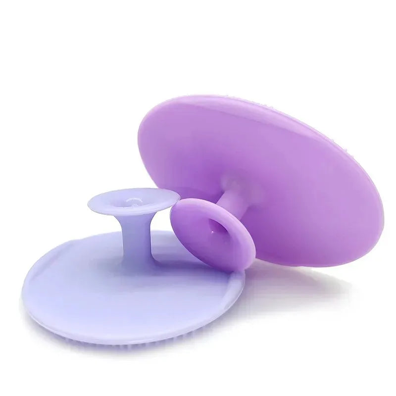 1/2/4pcs Soft Silicone Face Brush Cleanser and Massager Manual Facial Cleansing Brush Exfoliating Silicone Face Scrubber