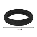 10/100pcs Black Hair Ties, No Damage Seamless Hair Ties Ponytail Holders Elastics Hair Accessories for Women Girls