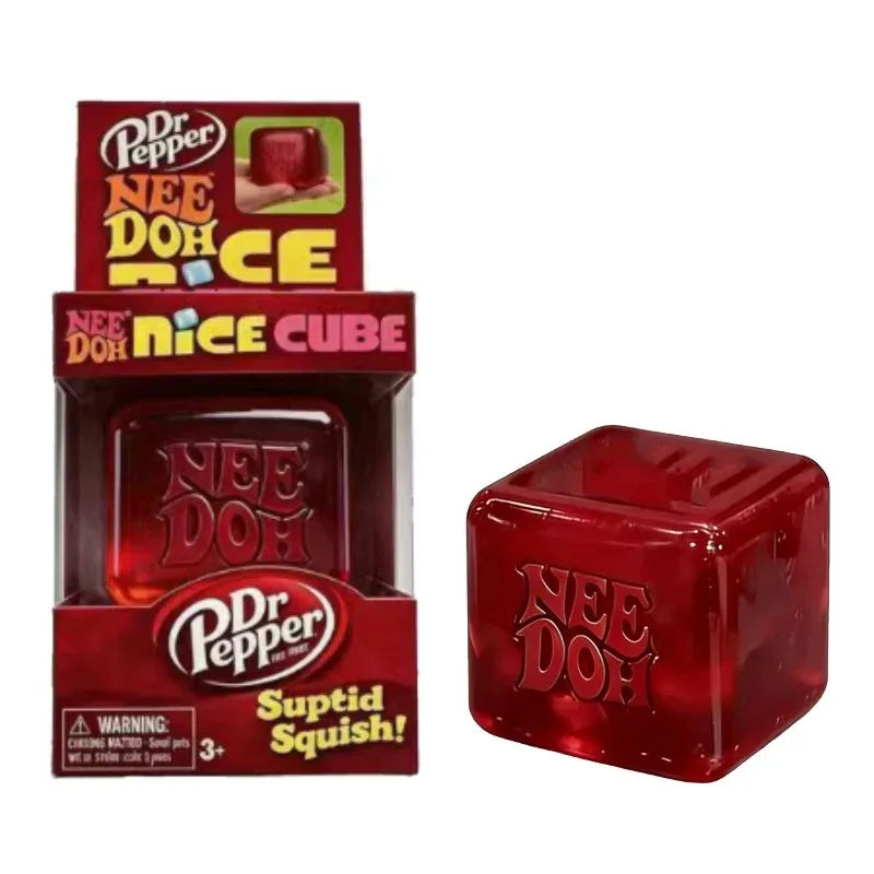 2026 Nee-doh Nice Cube Sensory Nice-Sicle Stress Relief Squishy Cube Anti-Anxiety Squeeze Object for Focus ADHD Population