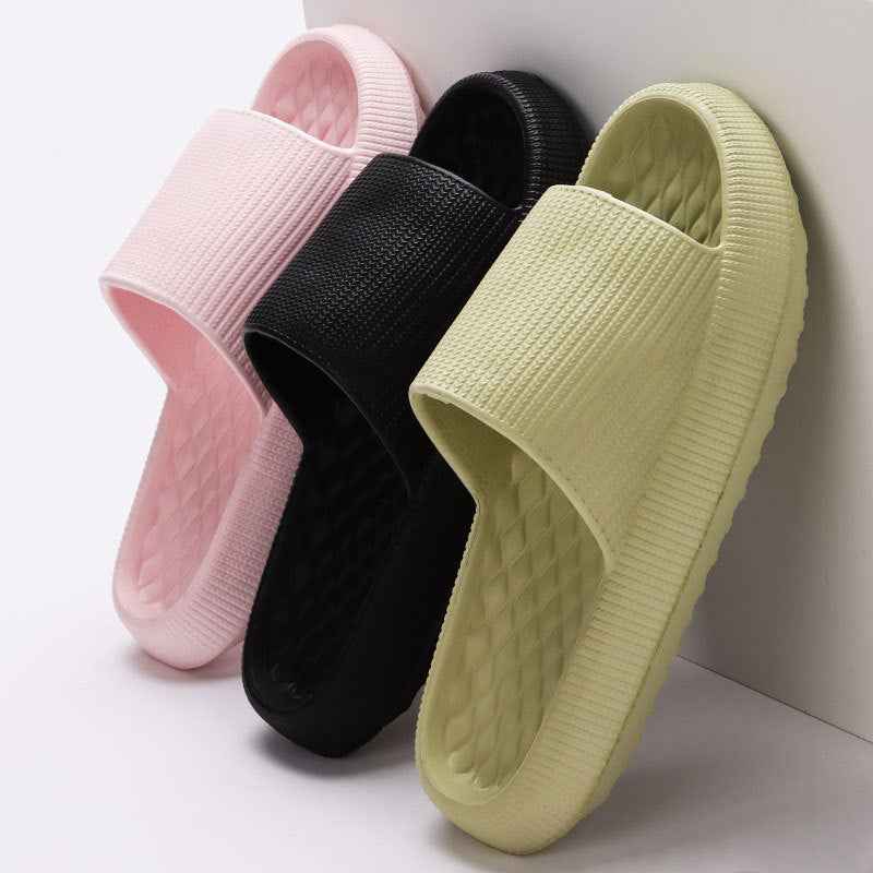 Women's EVA Slippers - Rhombus Stripe Anti-Slip Summer Slides